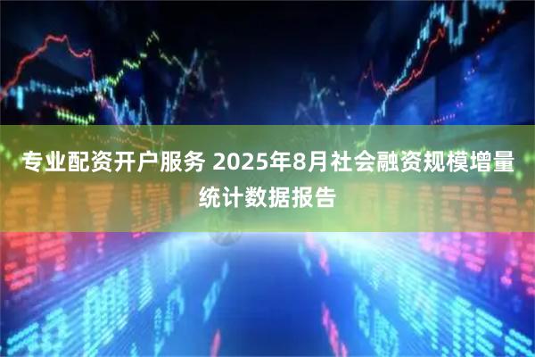 专业配资开户服务 2025年8月社会融资规模增量统计数据报告